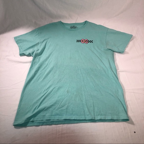 Men’s The Young & Wild! OG Graphic Short Sleeve T-Shirt Size Large Mint Green - Picture 1 of 7